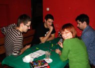 Marek (edrache), Nikodem (nixnicky), Marcin (noowy) i Ela (olimpia) grają w Dominion